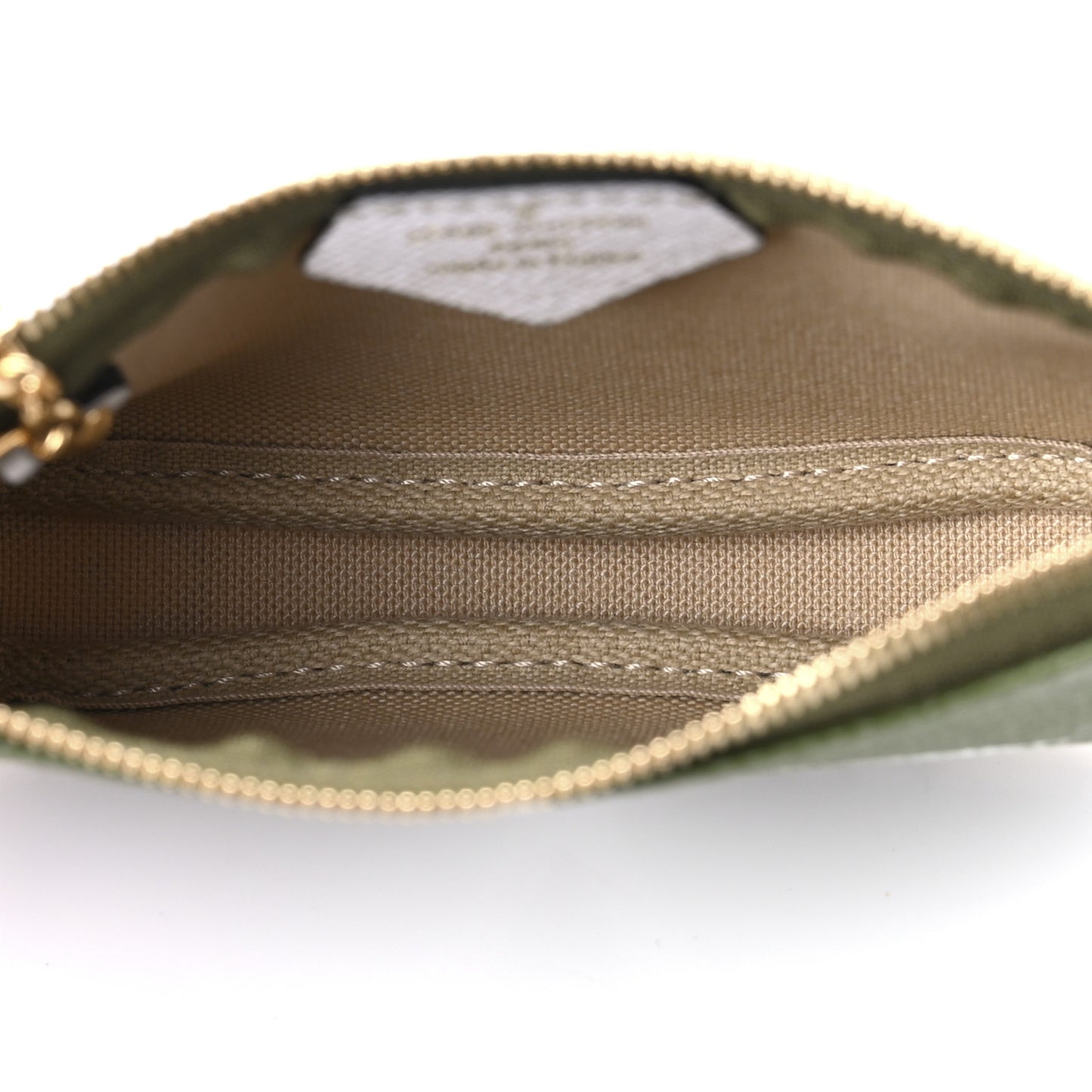 Monogram Giant Micro Pochette Accessories Kaki White