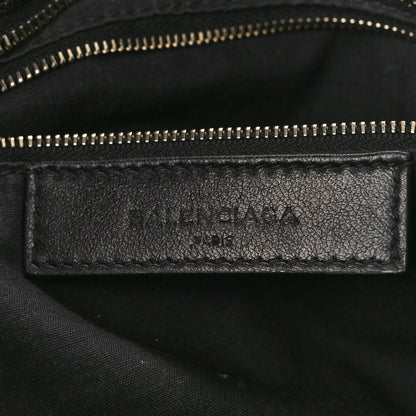 Balenciaga Chevre Gold Metallic Edge Hardware City Black 6 of 8