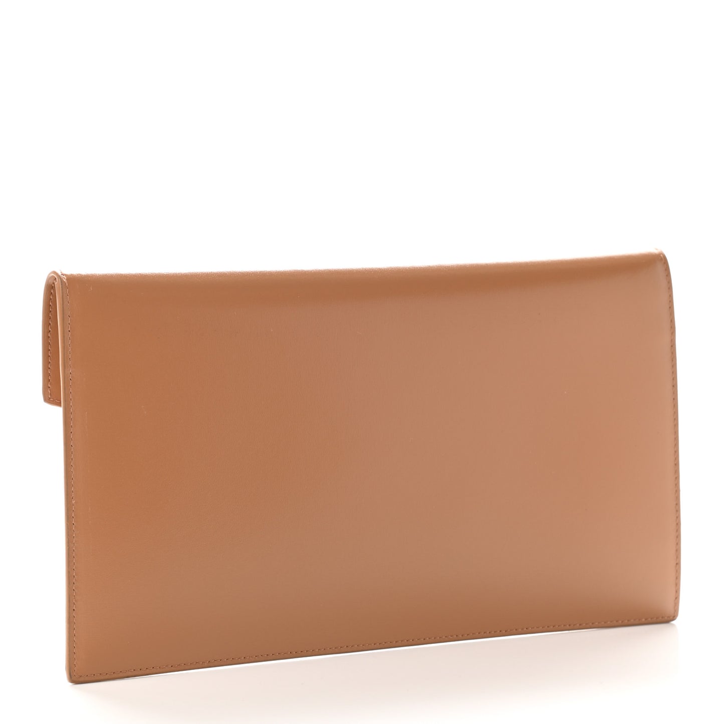 Smooth Shiny Calfskin Medium Uptown Pouch Dune