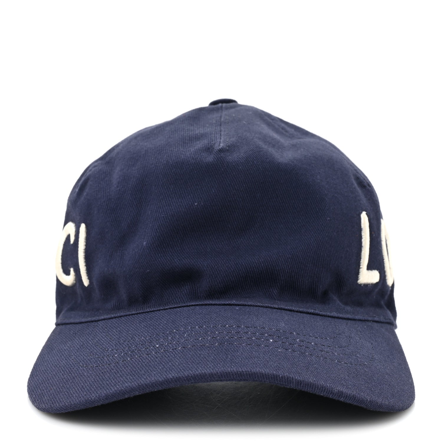 Gucci Cotton Loved Gucci Baseball Hat M Navy 3 of 10