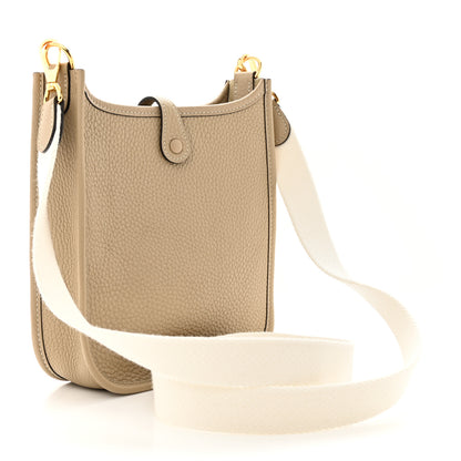 Hermes Taurillon Clemence Amazone Evelyne TPM Trench Craie 3 of 11