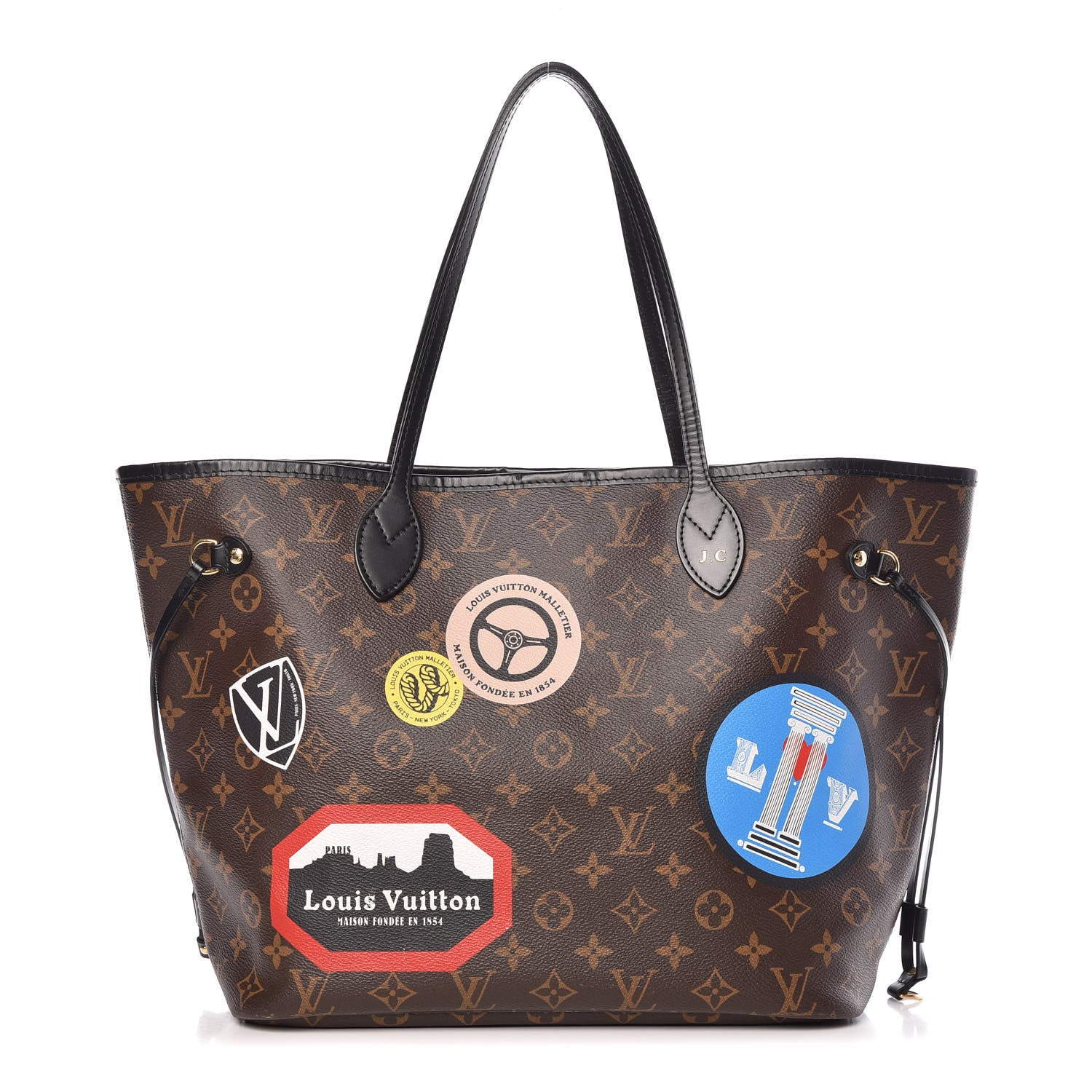 Louis Vuitton Monogram World Tour Neverfull MM 1 of 11