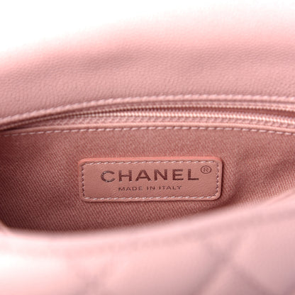 Chanel Caviar Quilted Mini Coco Handle Flap Pink 6 of 9