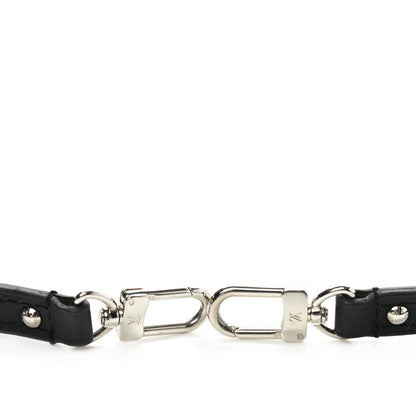 Louis Vuitton Calfskin Alma BB Shoulder Strap Black 3 of 3