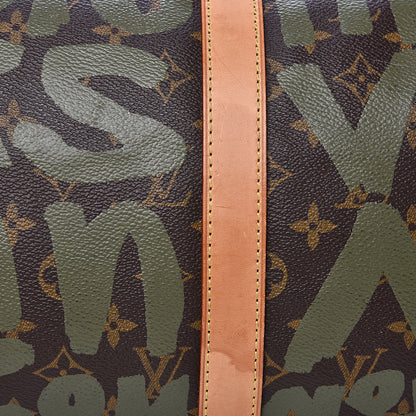 Louis Vuitton Graffiti Keepall 50 Kaki 9 of 17