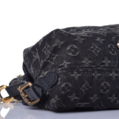 Louis Vuitton Denim Neo Cabby MM Black 8 of 10