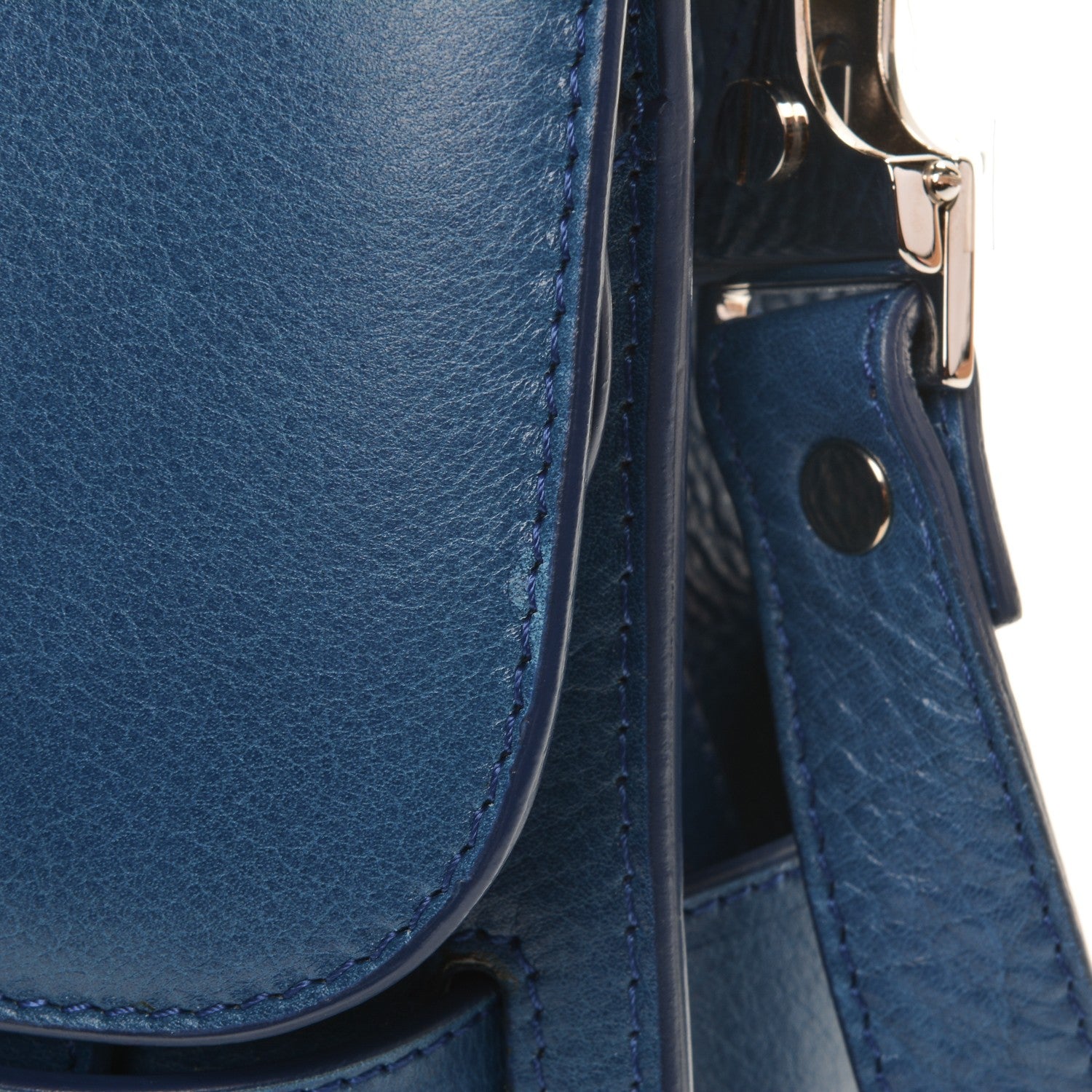 Proenza Schouler Calfskin PS11 Classic Shoulder Bag Peacock 10 of 10