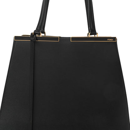 Fendi Vitello Elite Large 3Jours Tote Black 7 of 12