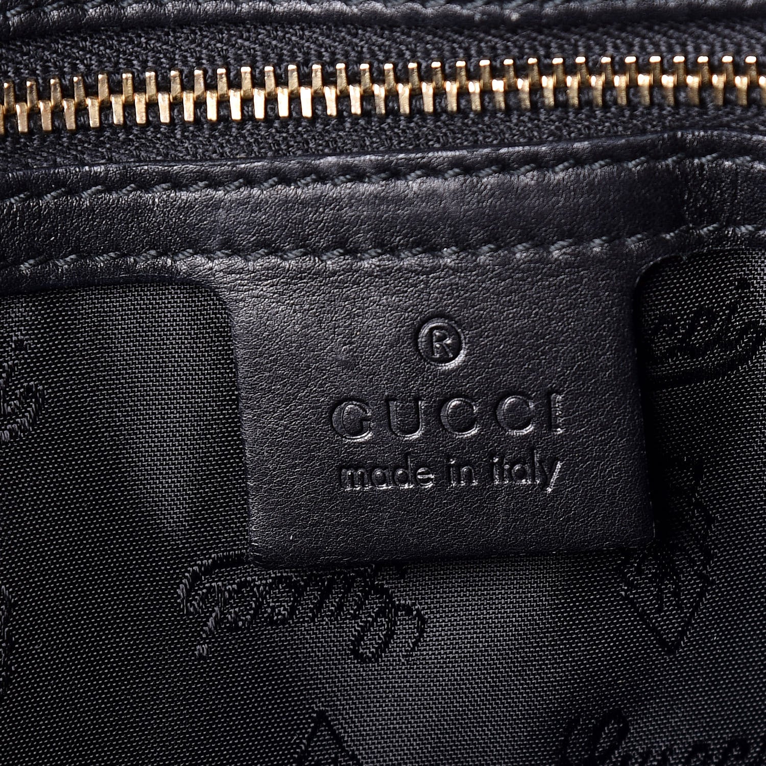 Gucci Patent Large Hysteria Tote Black 6 of 12