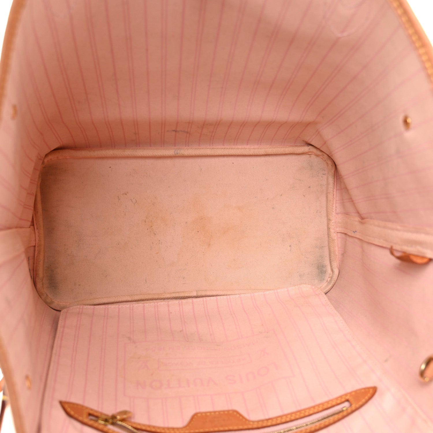 Louis Vuitton Damier Azur Neo Neverfull MM Rose Ballerine 6 of 15