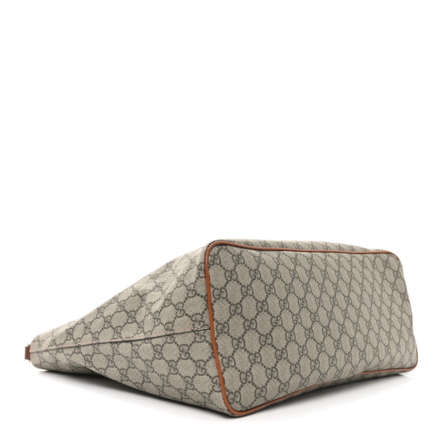 Gucci Soft GG Supreme Monogram Medium Crossbody Tote Beige Cuir 4 of 10