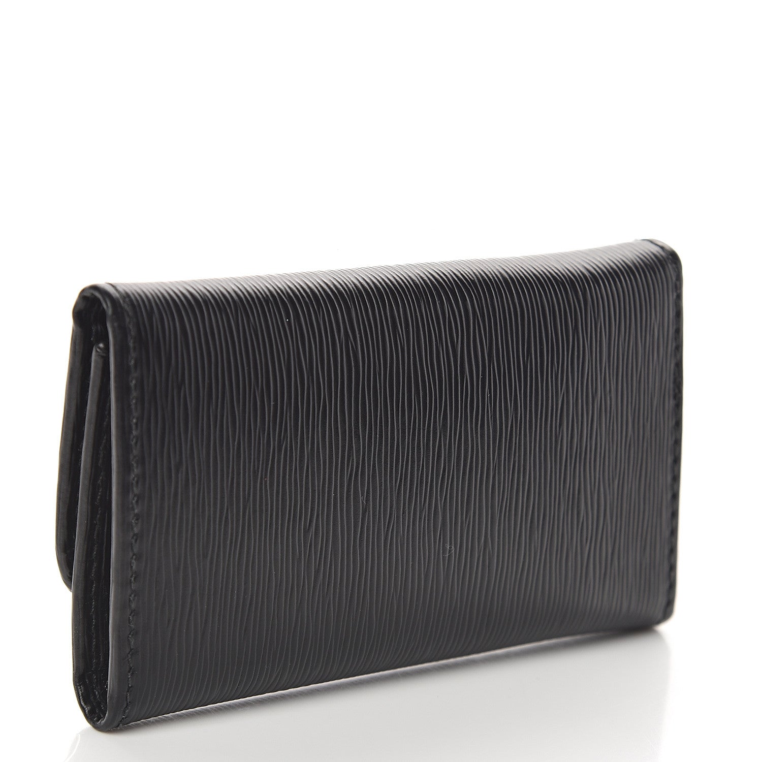 Prada Vitello Move Metal 6 Key Holder Black 2 of 5