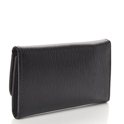 Prada Vitello Move Metal 6 Key Holder Black 2 of 5