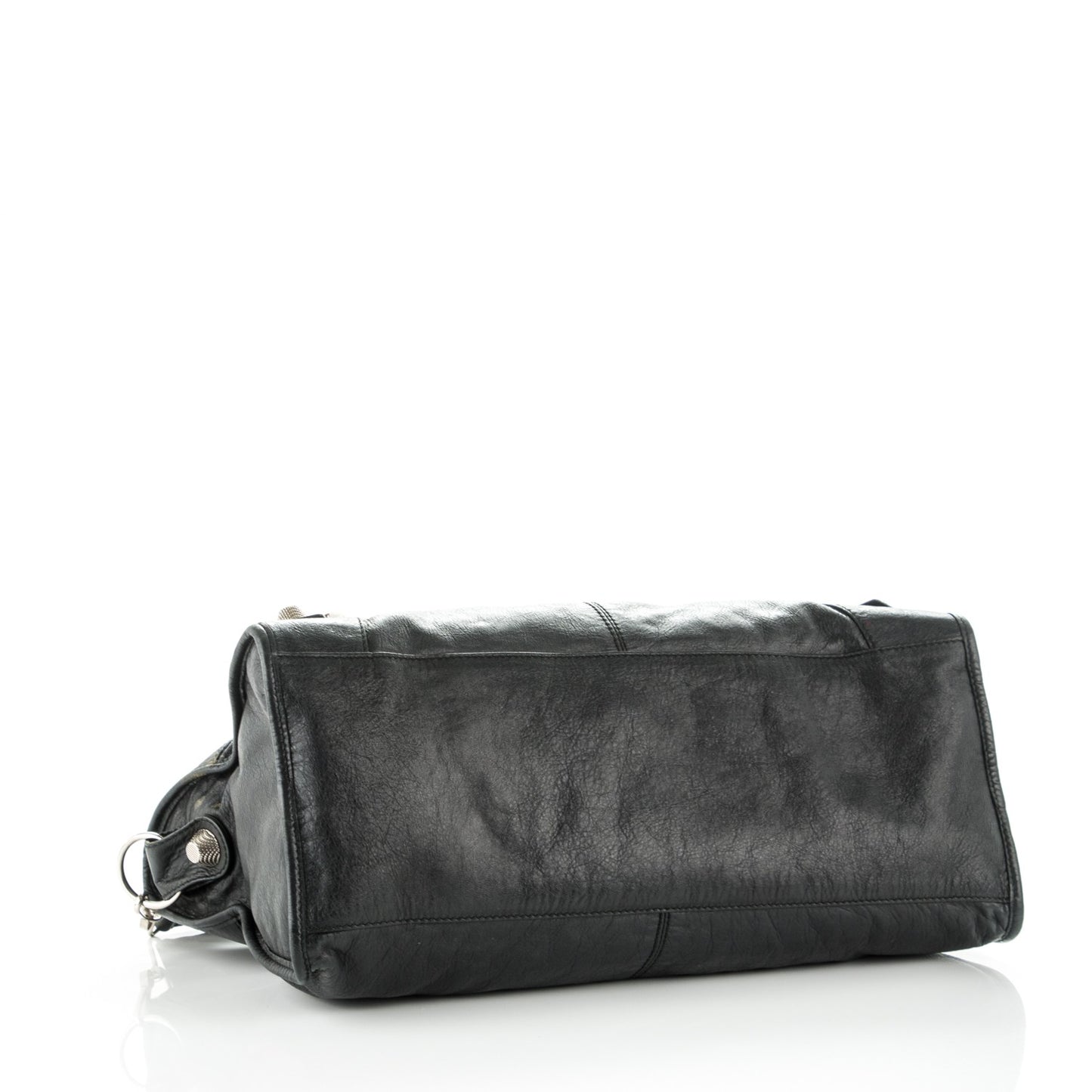Agneau Giant 21 Silver Hardware Part Time Black