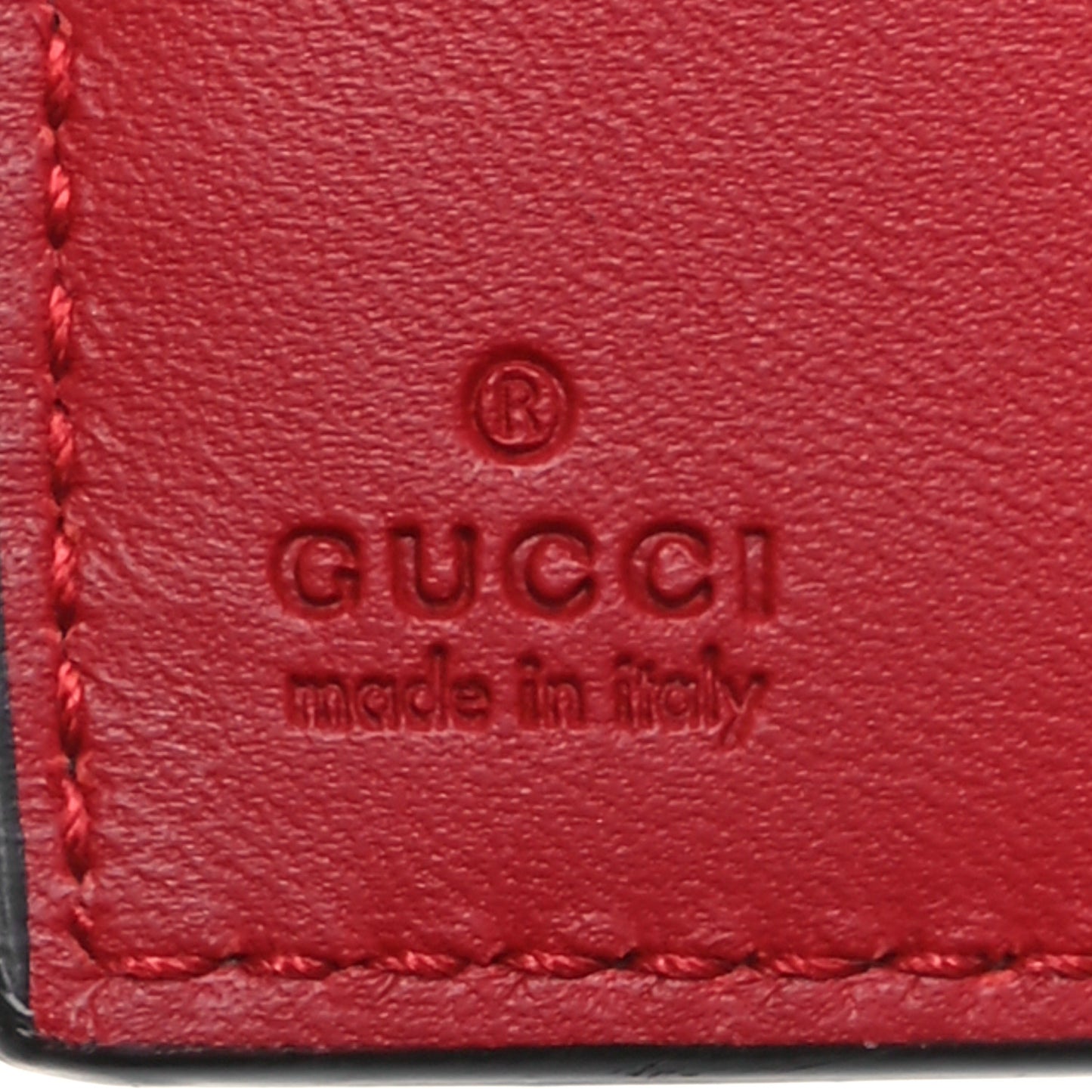 GG Supreme Monogram Blooms French Flap Wallet Beige Blue Navy Hibiscus Red