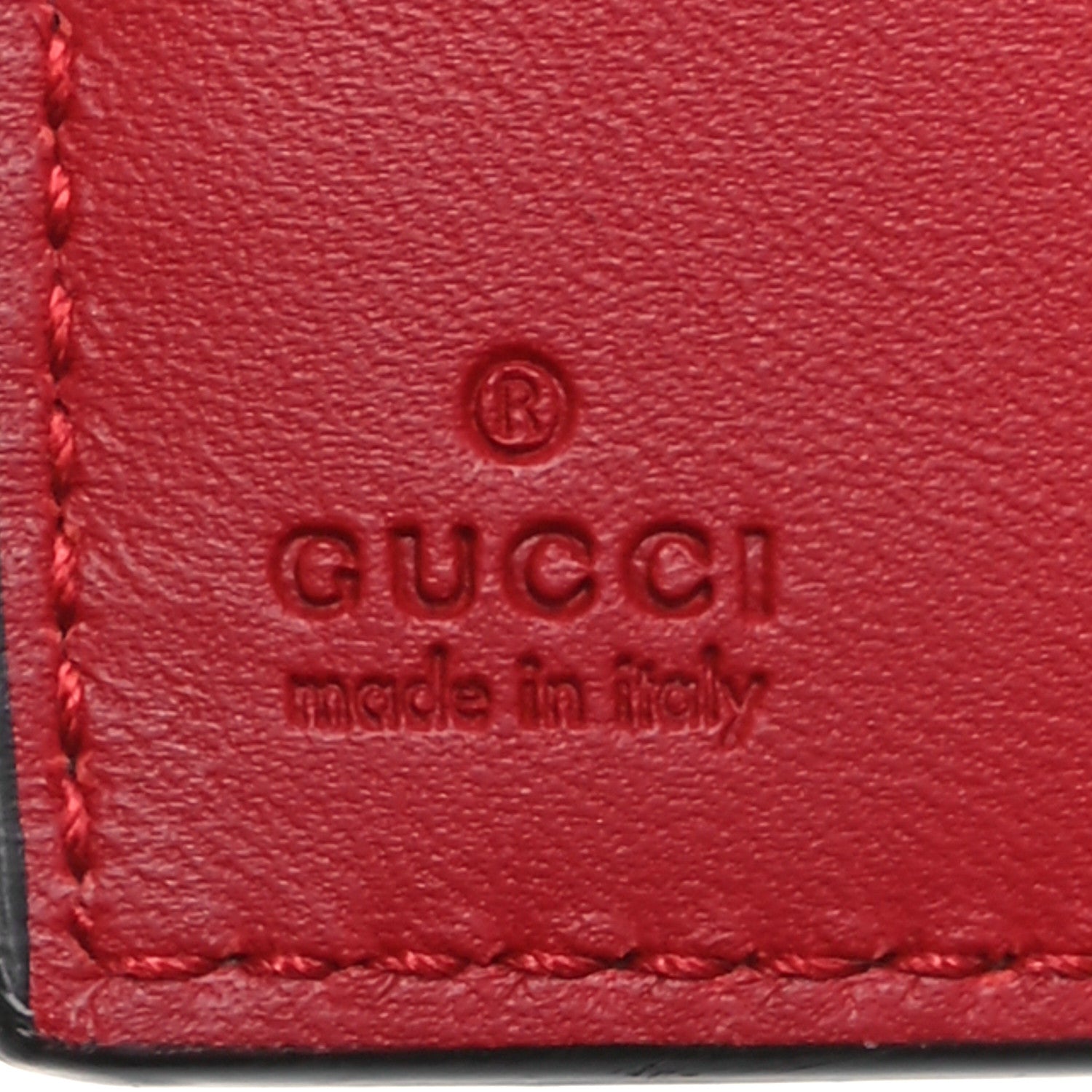 Gucci GG Supreme Monogram Blooms French Flap Wallet Beige Blue Navy Hibiscus Red 6 of 7