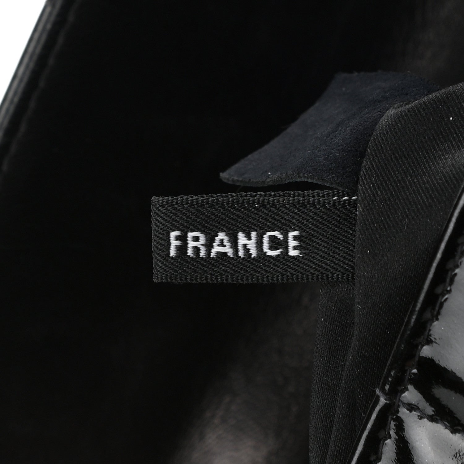 Chanel Patent Quilted East West Chocolate Bar Flap Black 7 of 12