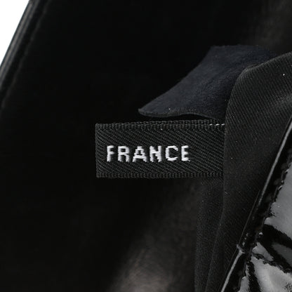 Chanel Patent Quilted East West Chocolate Bar Flap Black 7 of 12