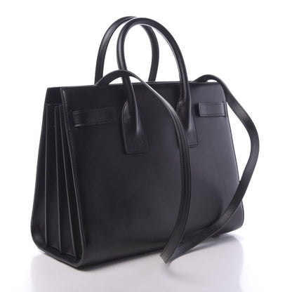 Saint Laurent Smooth Calfskin Small Sac De Jour Black 4 of 12