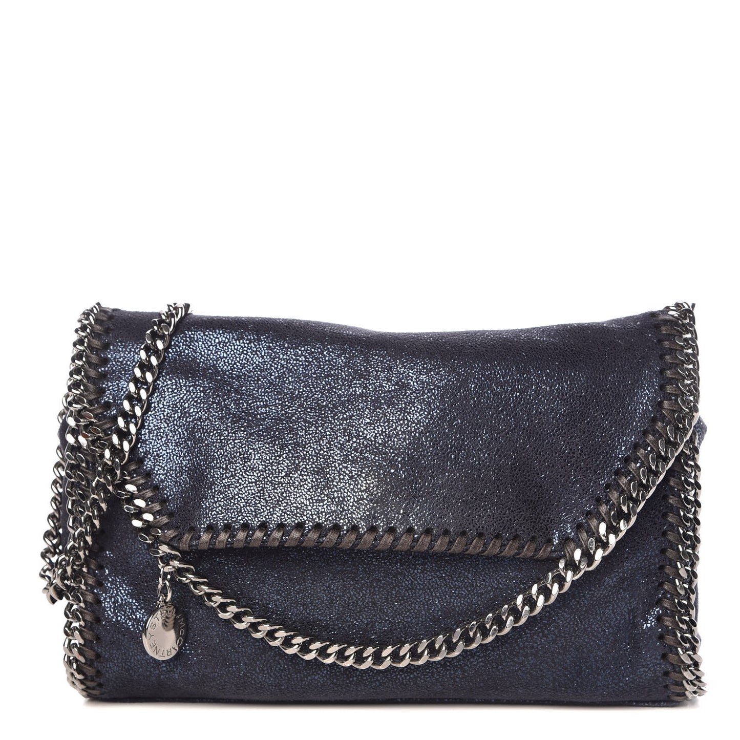 Shaggy Deer Falabella Mini Crossbody Bag Lapis Navy