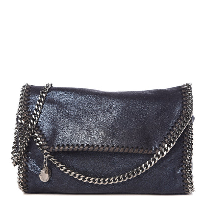 Stella McCartney Shaggy Deer Falabella Mini Crossbody Bag Lapis Navy 1 of 9