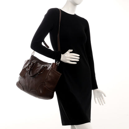 Prada Vitello Daino Tote Bruciato 2 of 12