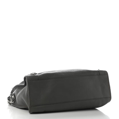 Balenciaga Chevre Silver Metallic Edge Hardware City Gris Acier 4 of 9