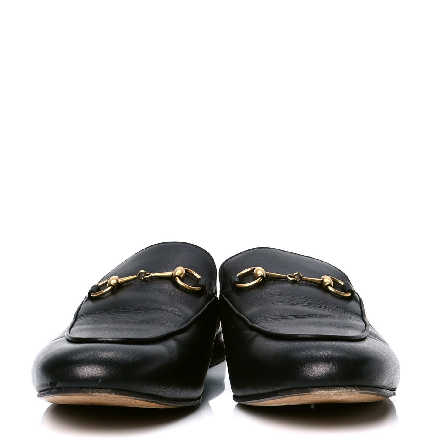 Calfskin Womens Princetown Slippers 40.5 Black