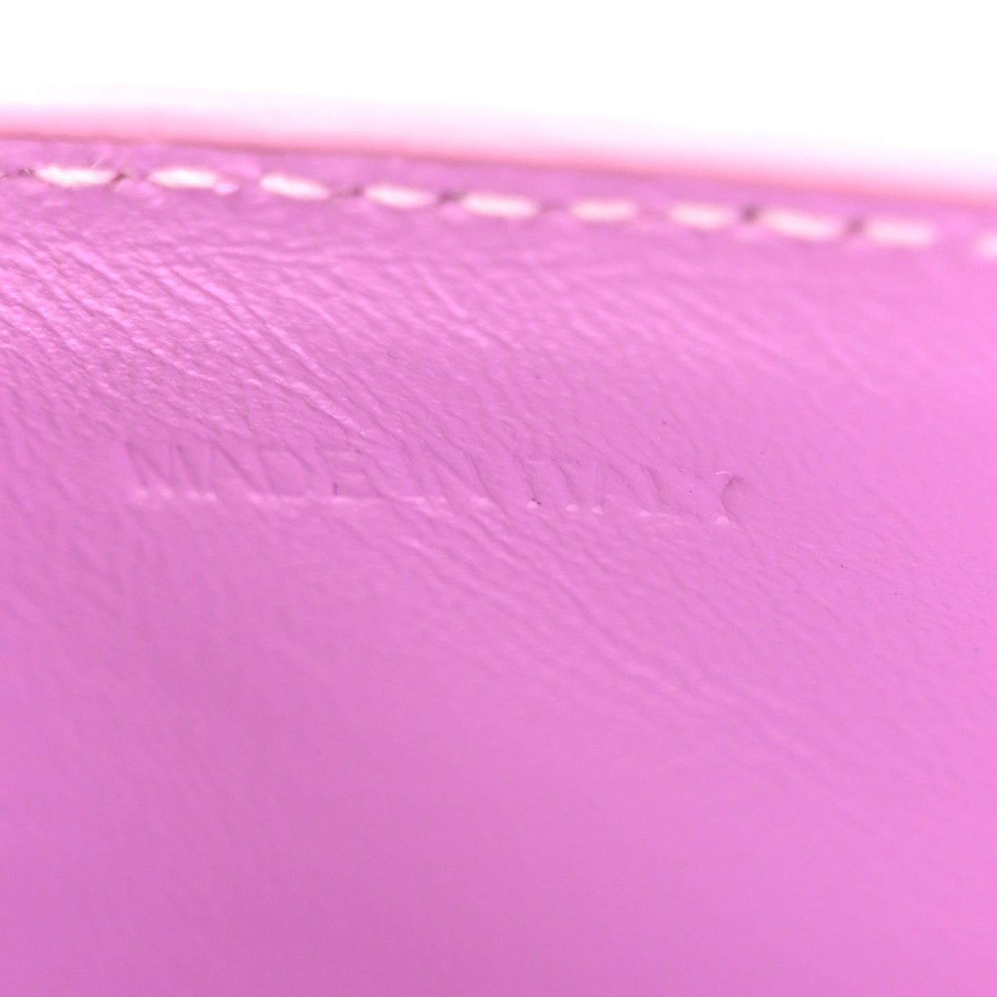 Shiny Calfskin Crocodile Embossed Hourglass Top Handle Bag XS Lilac