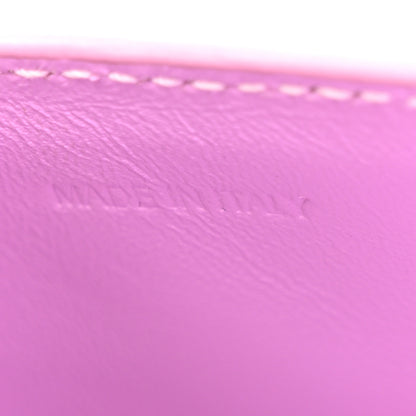Balenciaga Shiny Calfskin Crocodile Embossed Hourglass Top Handle Bag XS Lilac 6 of 9