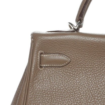 Hermes Togo Kelly Retourne 32 Etoupe 8 of 27