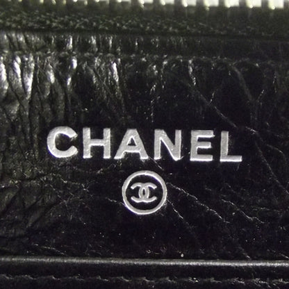 Chanel Leather Striped Reissue Wallet Metallic Black 6 of 9