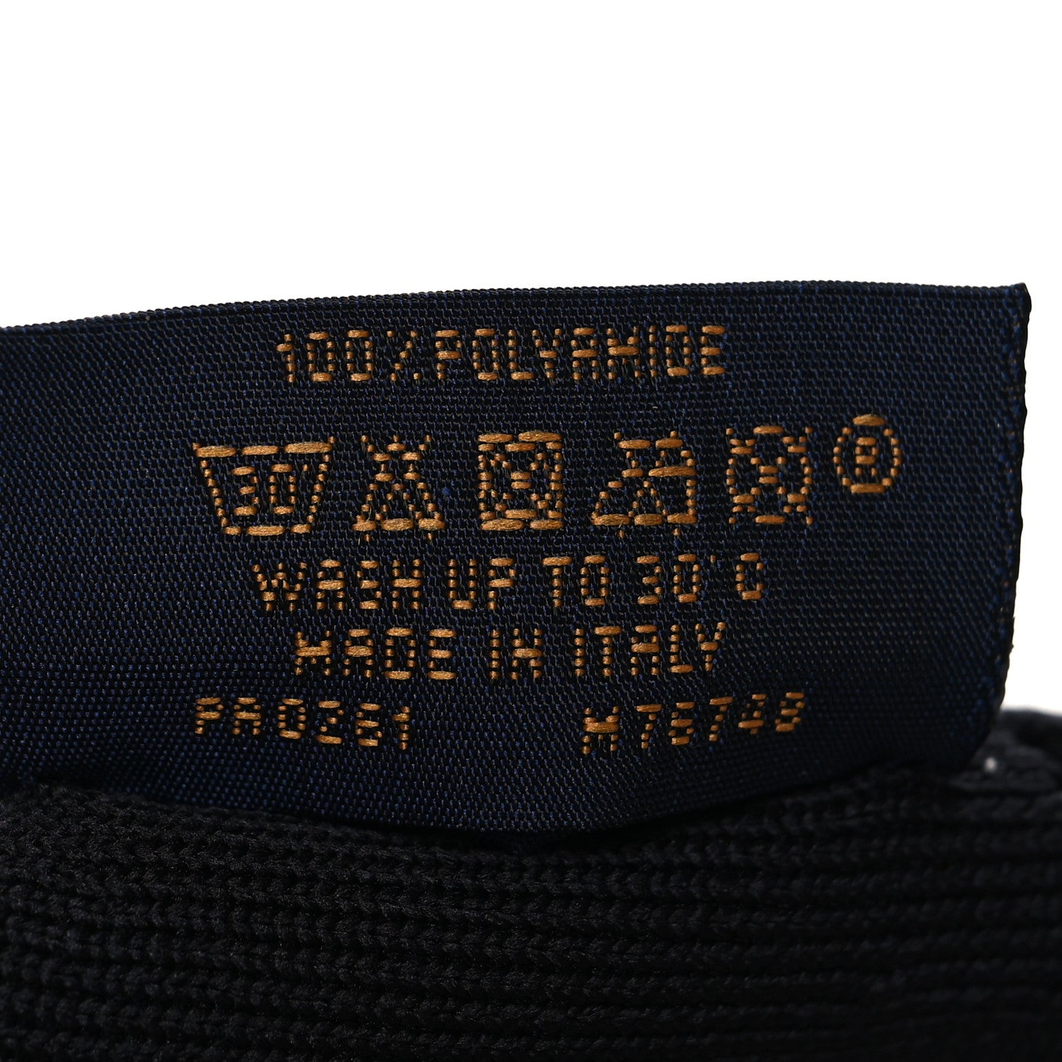 Louis Vuitton LV Initials Knit Face Mask Black 4 of 4