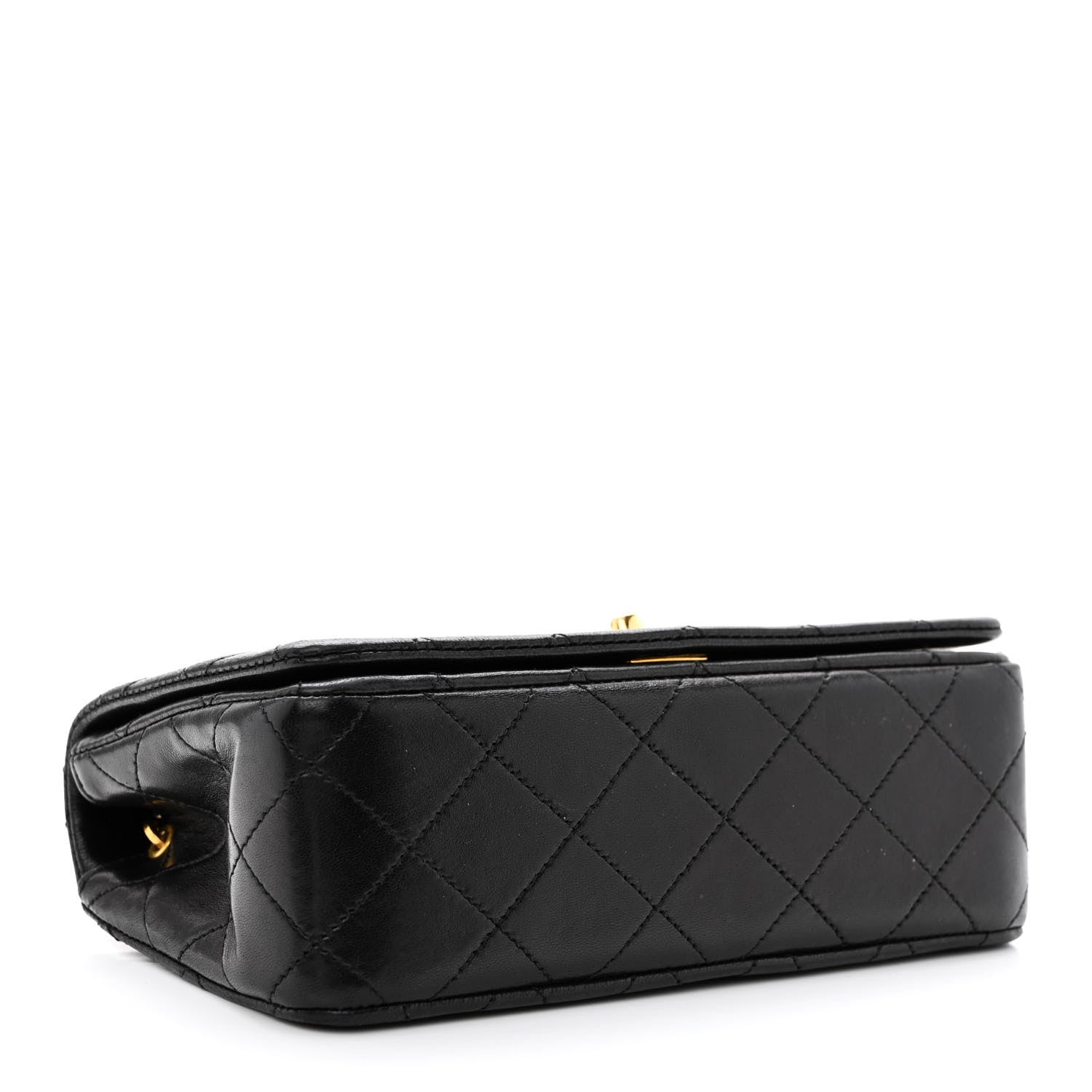 Chanel Lambskin Quilted Small Single Flap Bag Black 4 of 11
