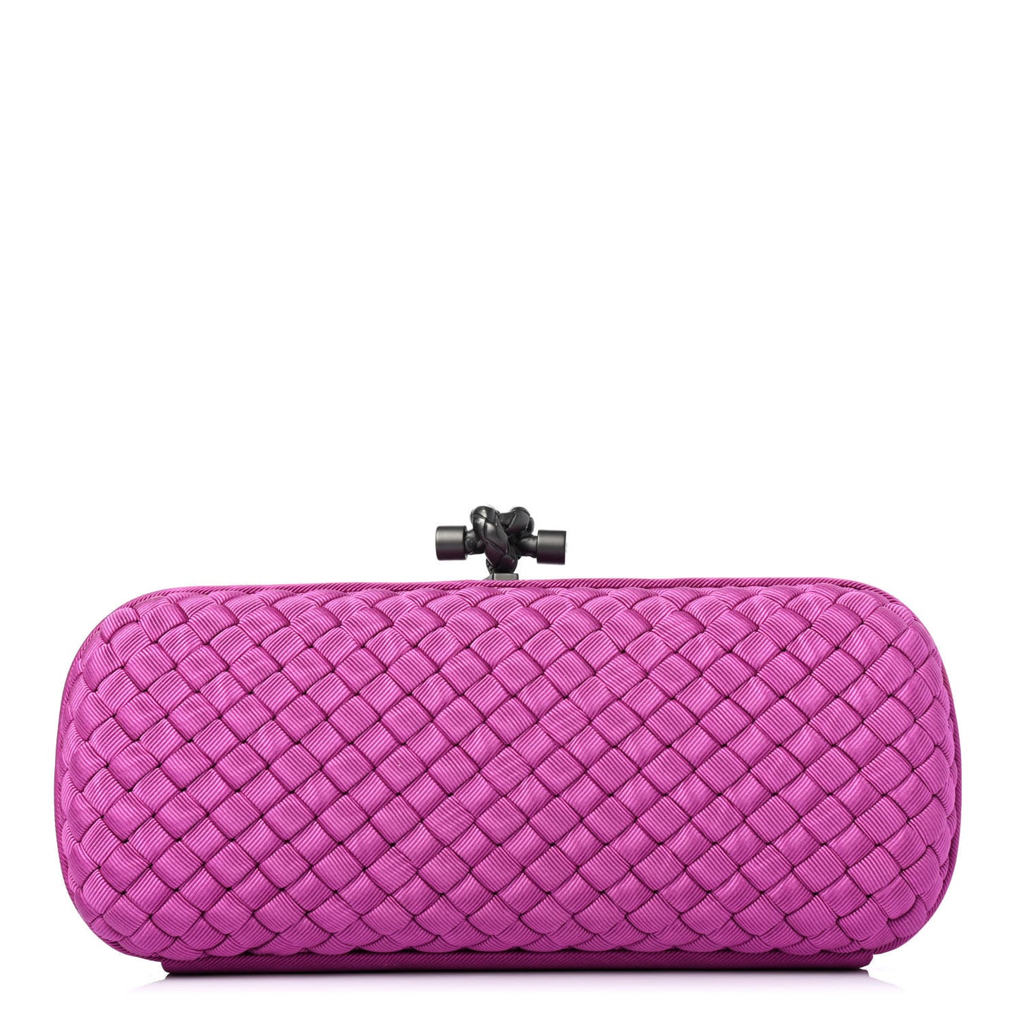 Silk Faille Intrecciato Knot Clutch