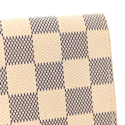 Louis Vuitton Damier Azur Rosalie Coin Purse Rose Ballerine 8 of 10