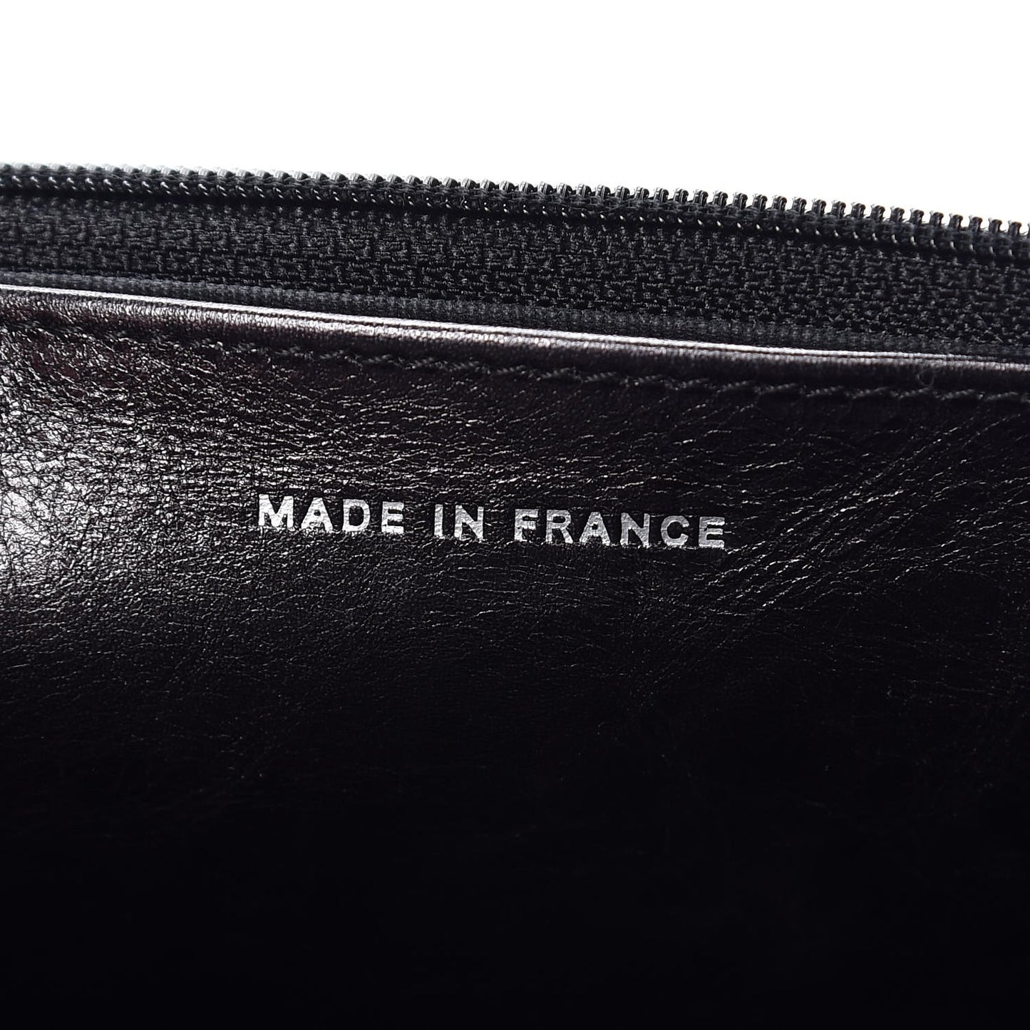 Aged Calfskin Striped Reissue Wallet On Chain WOC Black