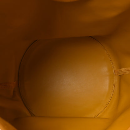 Khaite Suede Calfskin Medium Lotus Tote Mustard 5 of 9