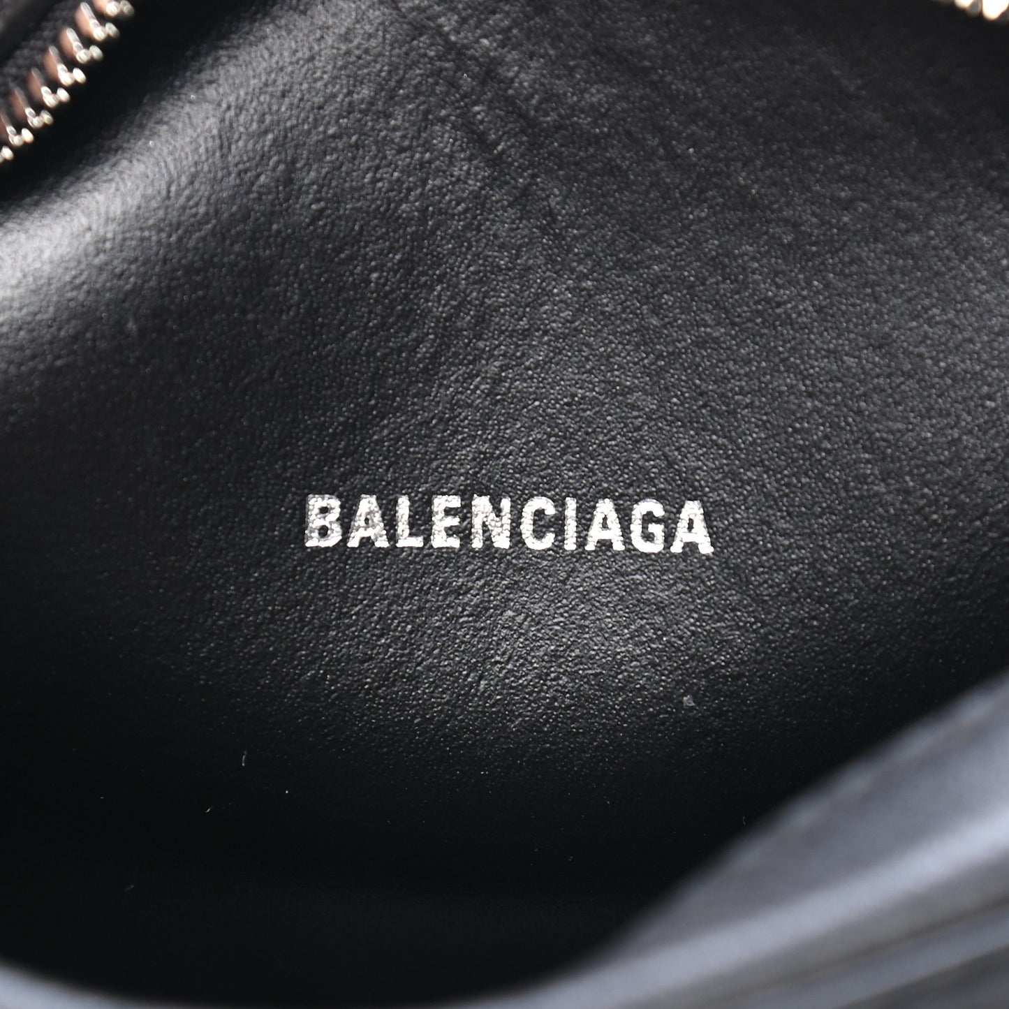Calfskin Logo XS Everyday Camera Bag Black