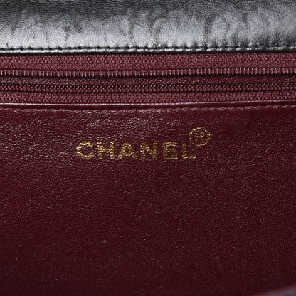 Chanel Lambskin Quilted Medium Single Flap Black 6 of 21