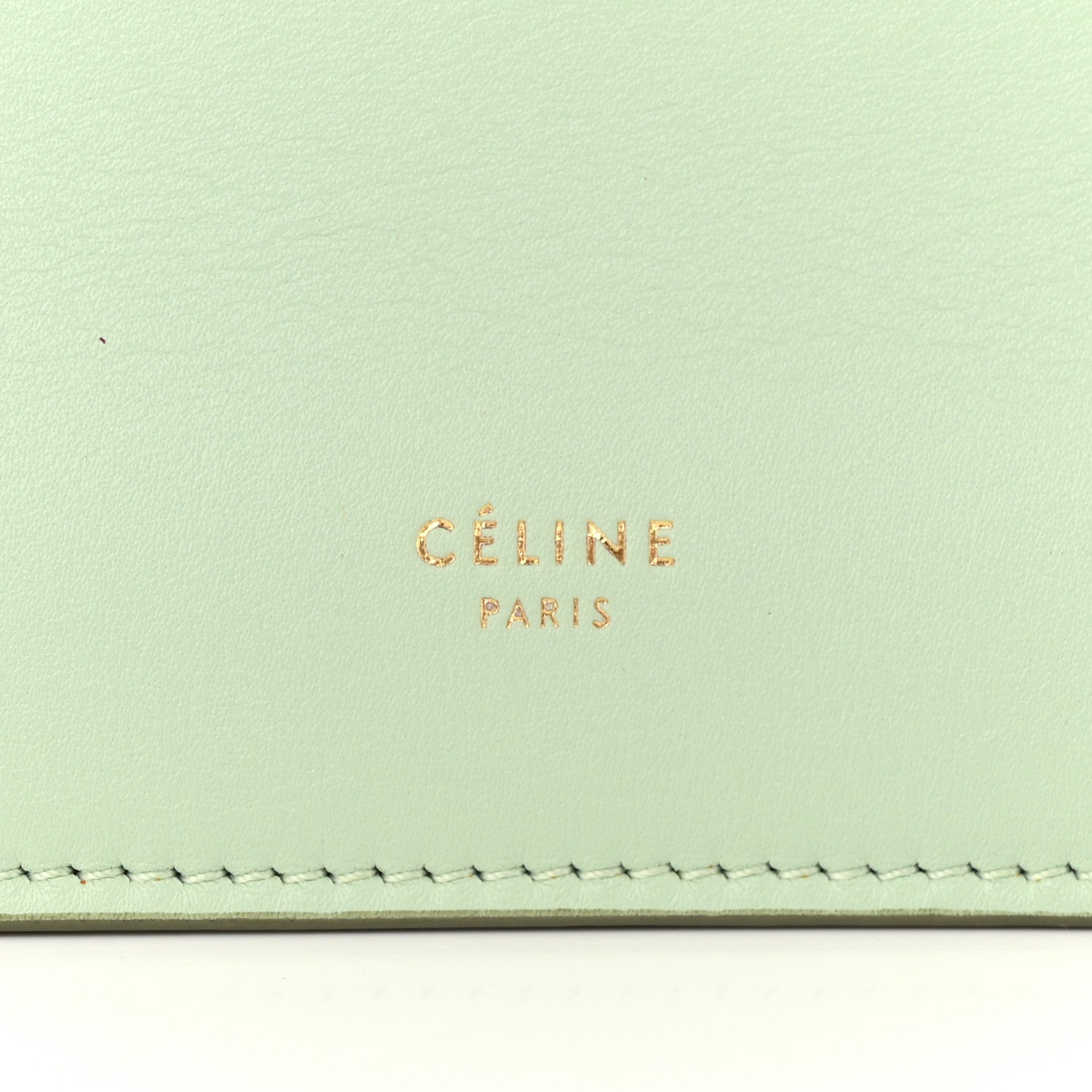 Celine Smooth Calfskin Mini Clasp Bag Jade 6 of 10