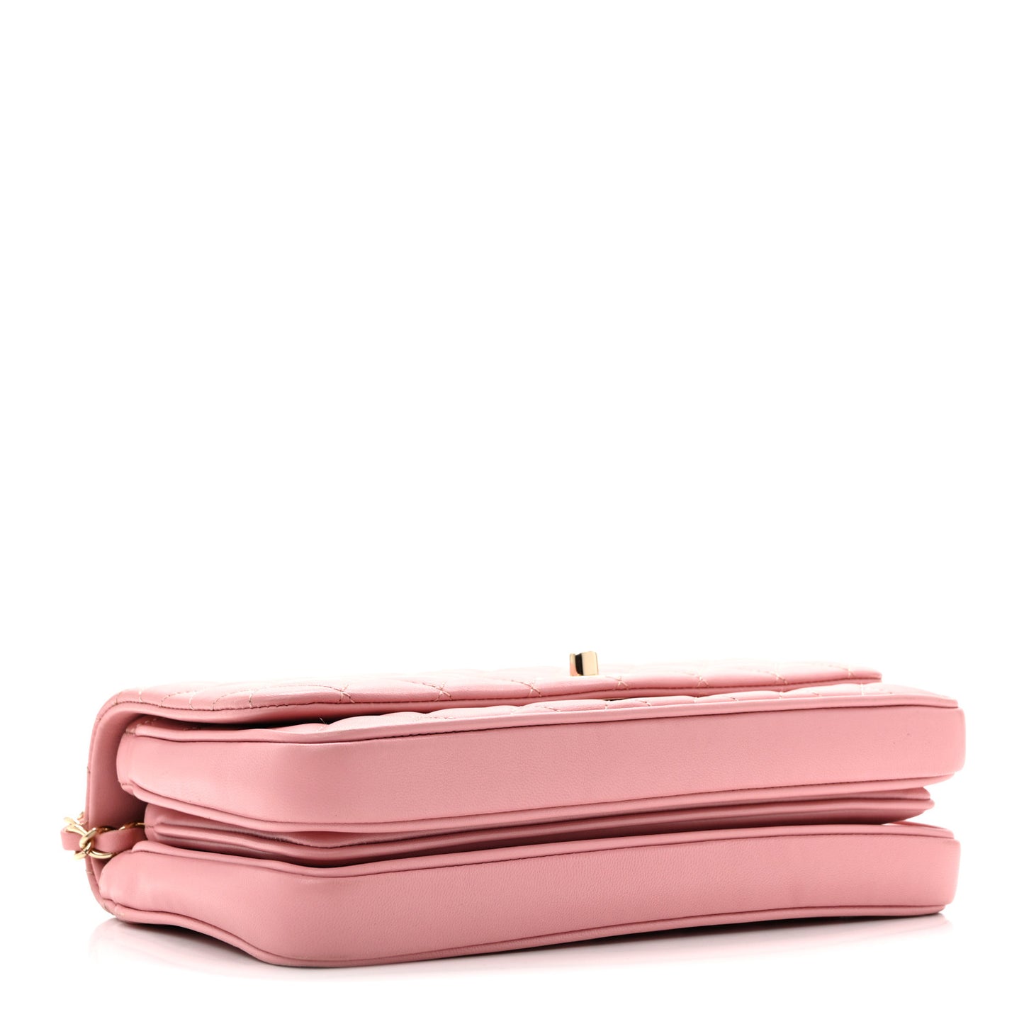 Lambskin Quilted Small Citizen Chic Flap Pink