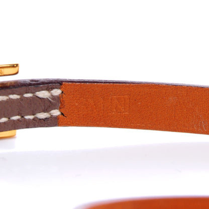 Hermes Swift Hapi 3 MM Triple Tour Bracelet Medium Etoupe 4 of 7