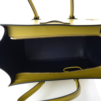Celine Palmelato Mini Luggage Chartreuse 7 of 12