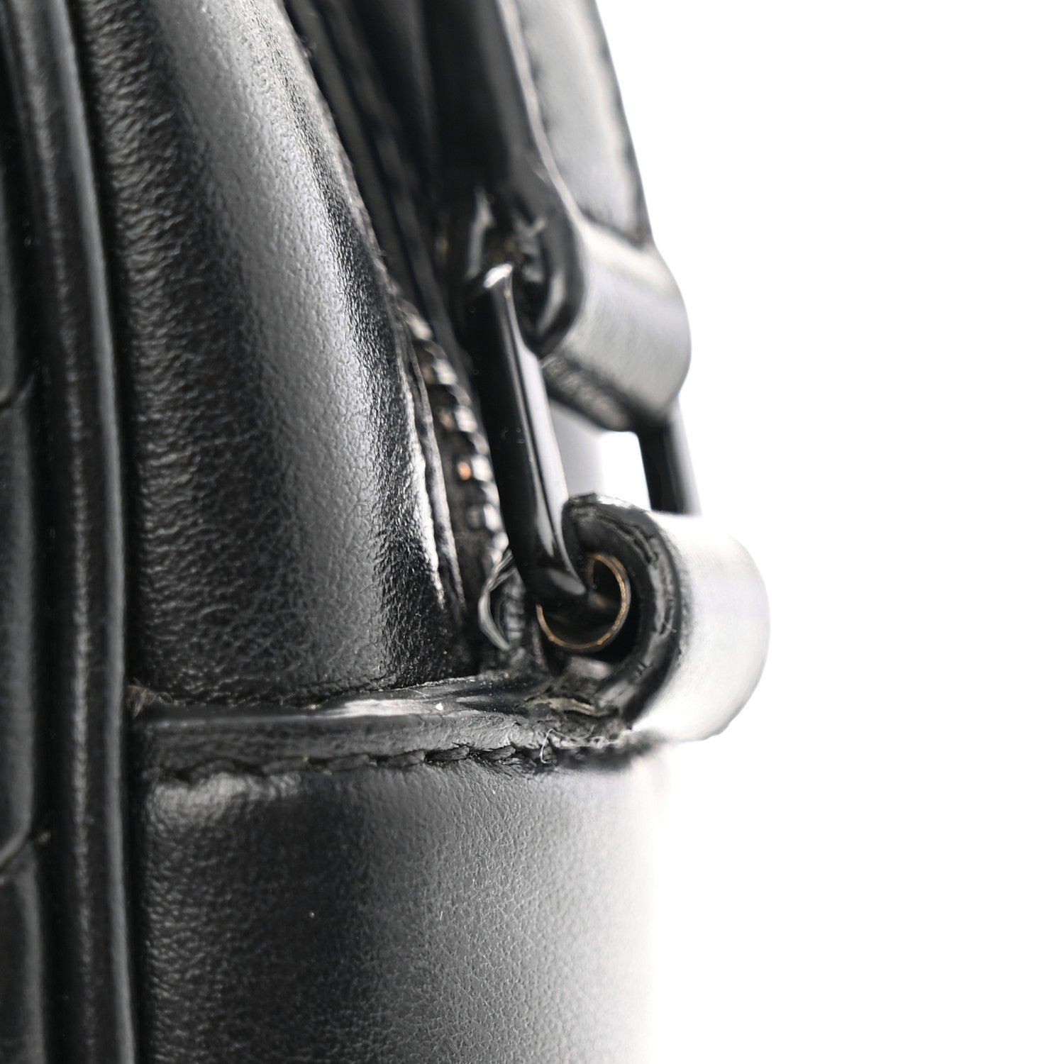Saint Laurent Calfskin Matelasse Monogram Monochrome Lou Camera Bag Black 11 of 11