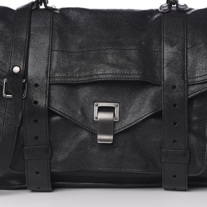 Proenza Schouler Lambskin Medium PS1 Satchel Black 19 of 20