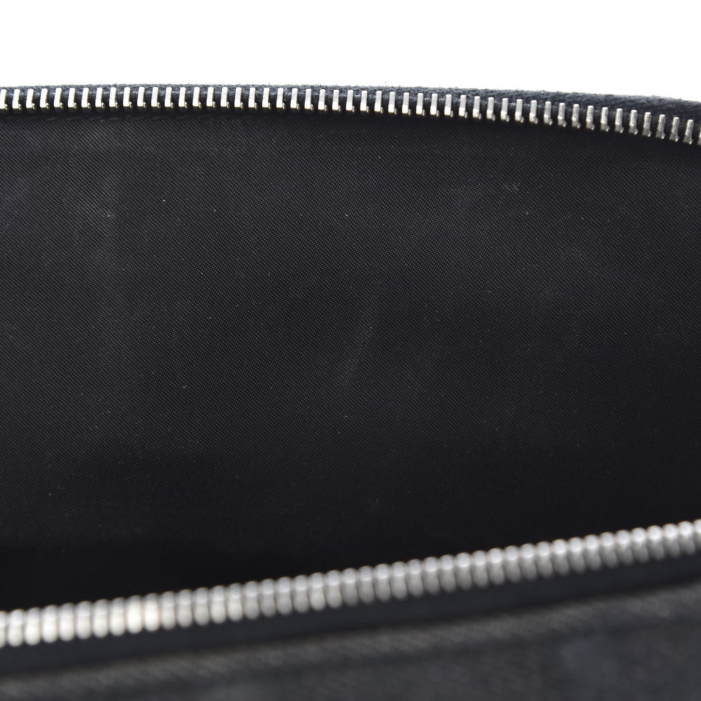 Denim Perforated Trailer Trash Tote Black