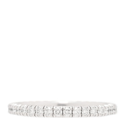 Cartier 18K White Gold Diamond 2mm Etincelle de Cartier Wedding Band Ring 49 5 3 of 5