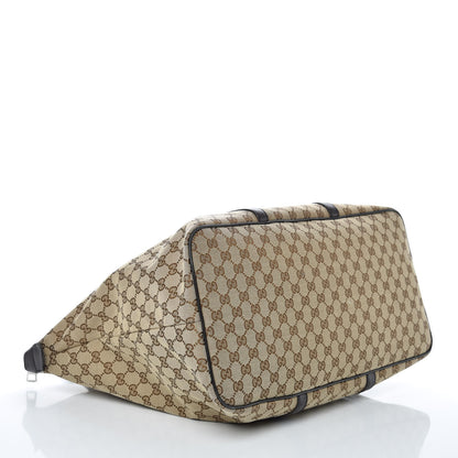 Gucci GG Monogram Large Joy Tote Bag Dark Brown 4 of 12