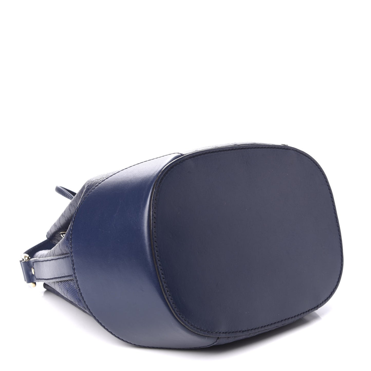 Hilary Lux Bright Diamante Small Bucket Bag Classic Marine